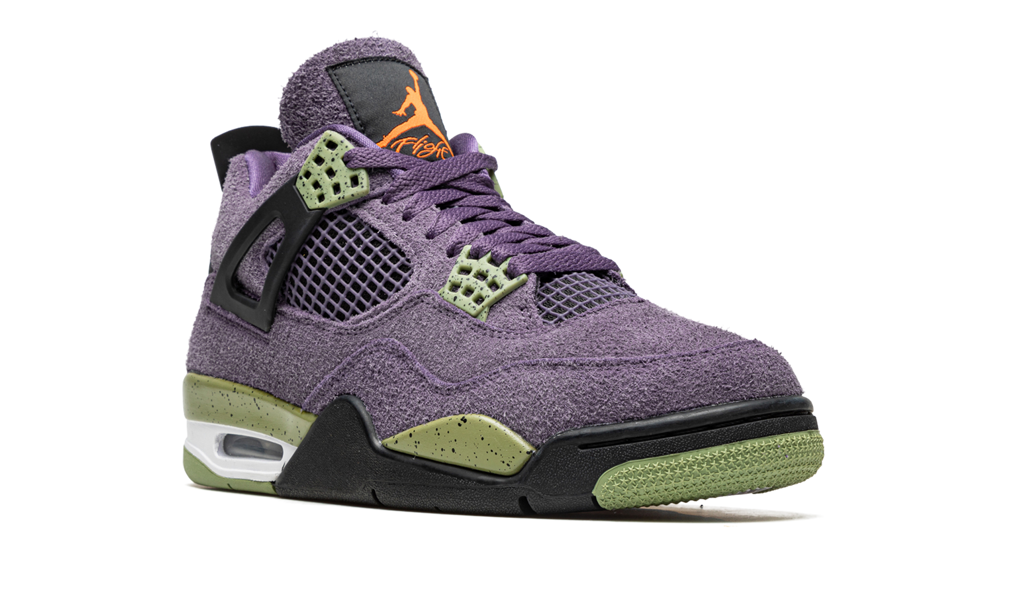 jordan 4 retro canyon purple women s+AQ9129-500+diagnol right view