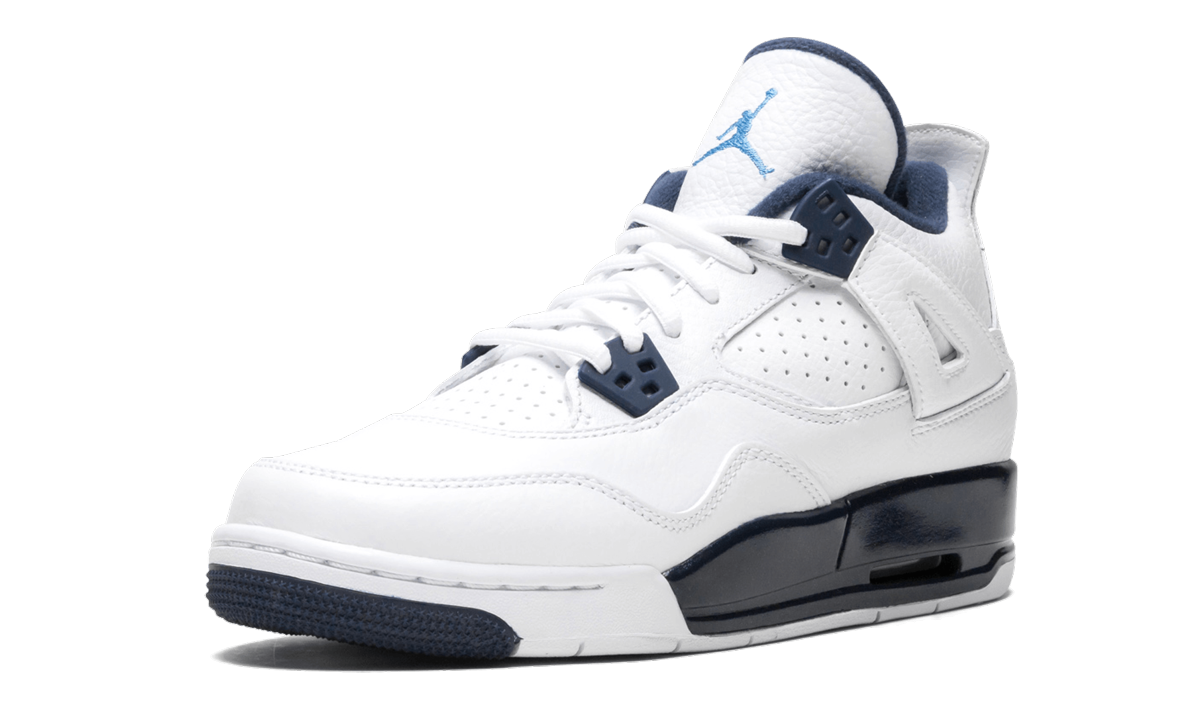 jordan 4 retro columbia 2015 gs+408452-107+left diagnol single view