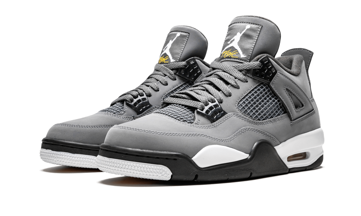 jordan 4 retro cool grey 2019+308497-007+diagnol left view