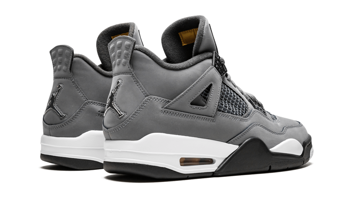 jordan 4 retro cool grey 2019+308497-007+diagnol right behind view