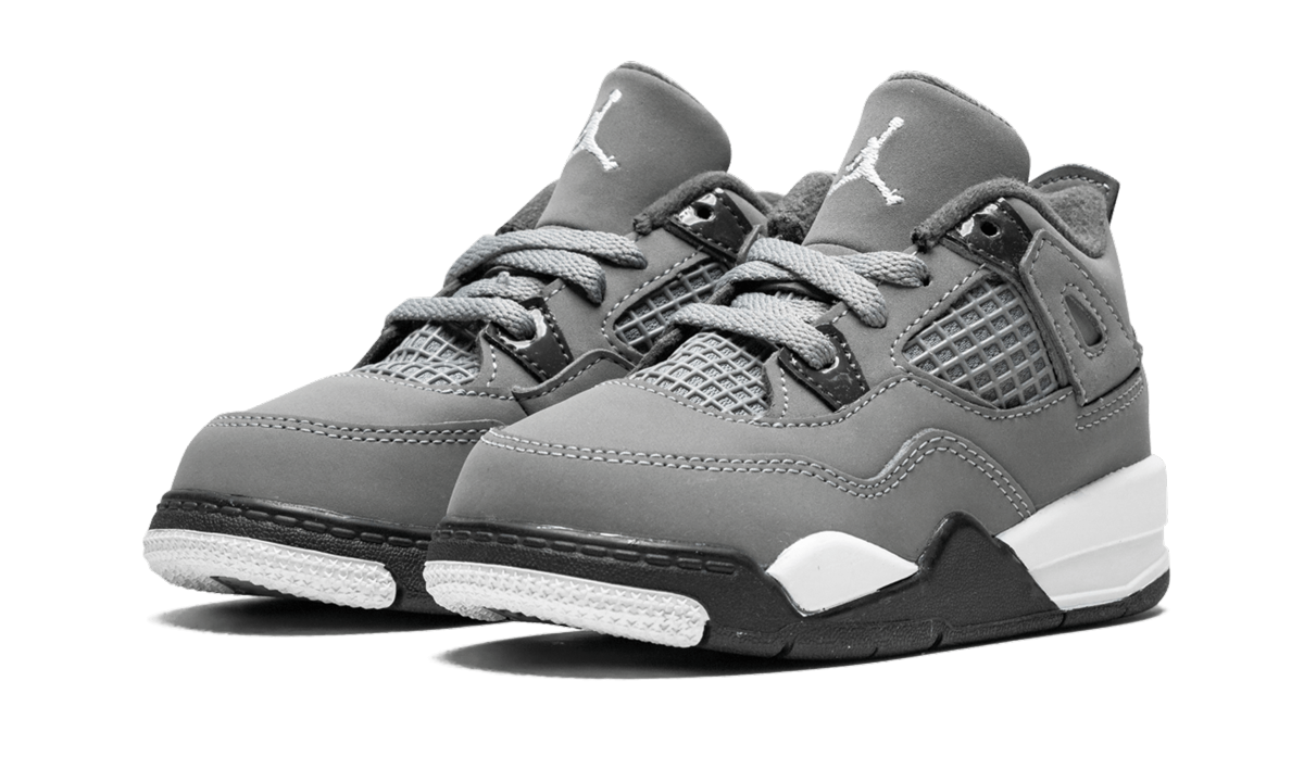 jordan 4 retro cool grey 2019 td+BQ7670-007+diagnol left view