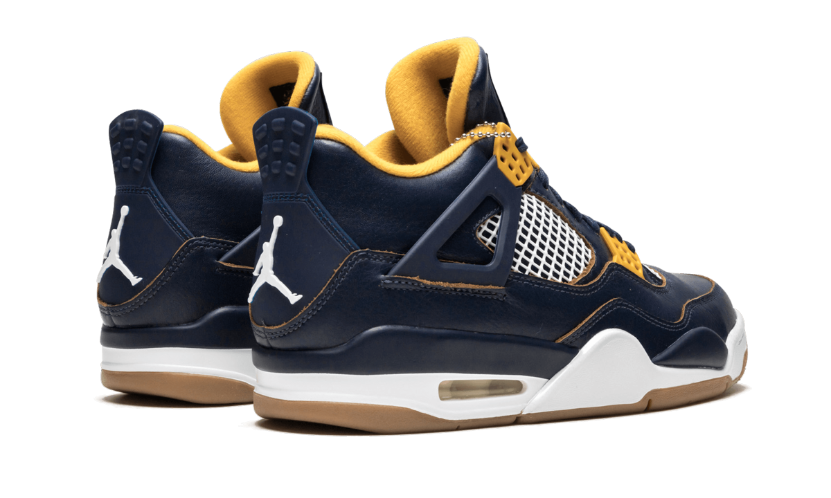 jordan 4 retro dunk from above+308497-425+diagnol right behind view