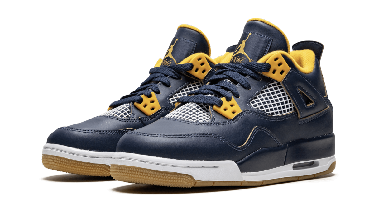 jordan 4 retro dunk from above gs+408452-425+diagnol left view