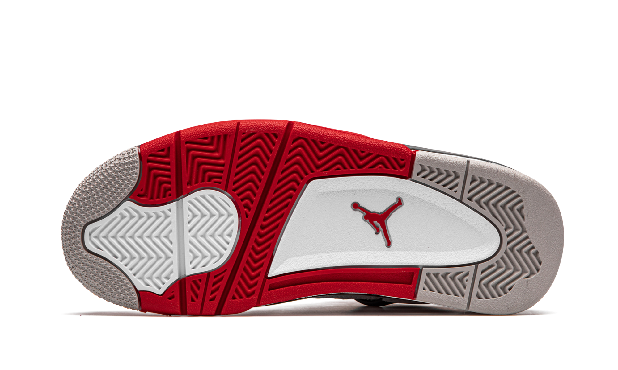 jordan 4 retro fire red 2020 gs+408452-160+bottom view
