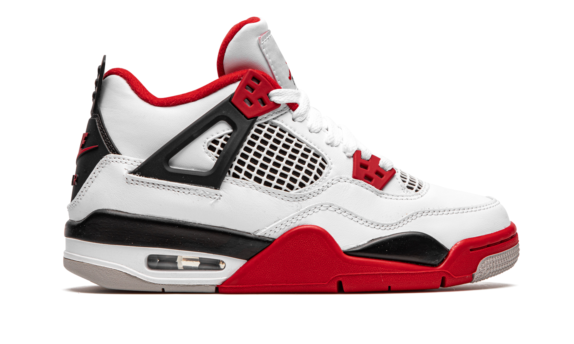 jordan 4 retro fire red 2020 gs+408452-160+right view