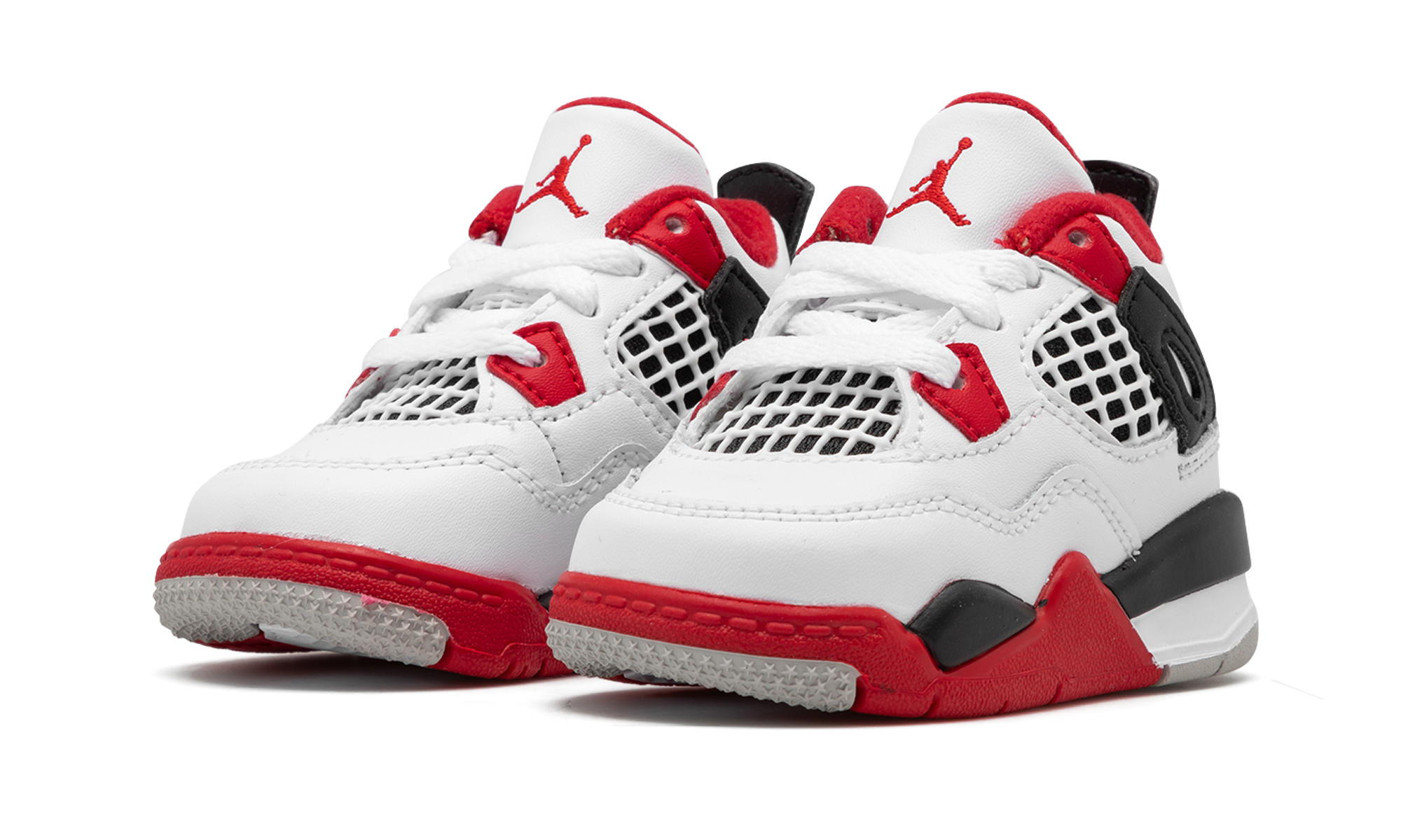 jordan 4 retro fire red 2020 td+BQ7670-160+diagnol left view
