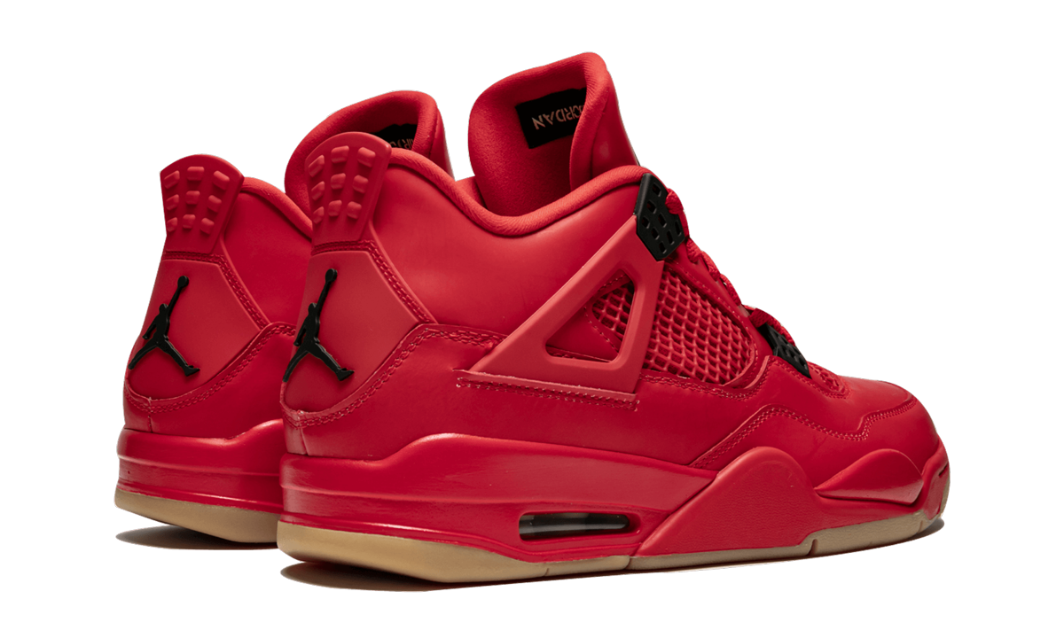 jordan 4 retro fire red singles day 2018 women s+AV3914-600+diagnol right behind view