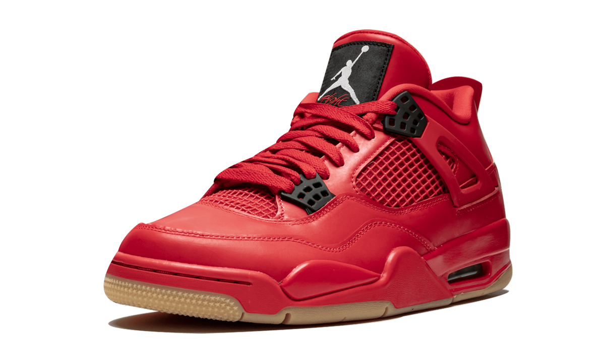 jordan 4 retro fire red singles day 2018 women s+AV3914-600+left diagnol single view