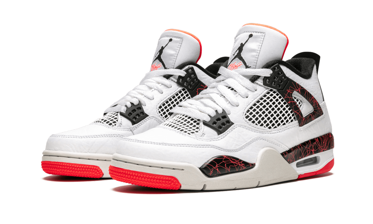 jordan 4 retro flight nostalgia+308497-116+diagnol left view