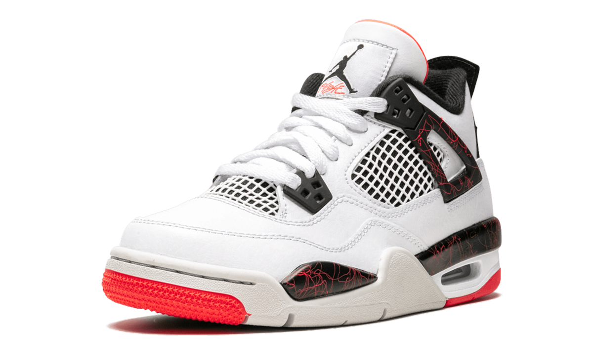 jordan 4 retro flight nostalgia gs+408452-116+left diagnol single view