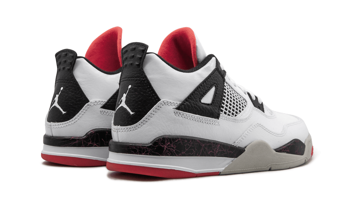 jordan 4 retro flight nostalgia ps+BQ7669-116+diagnol right behind view