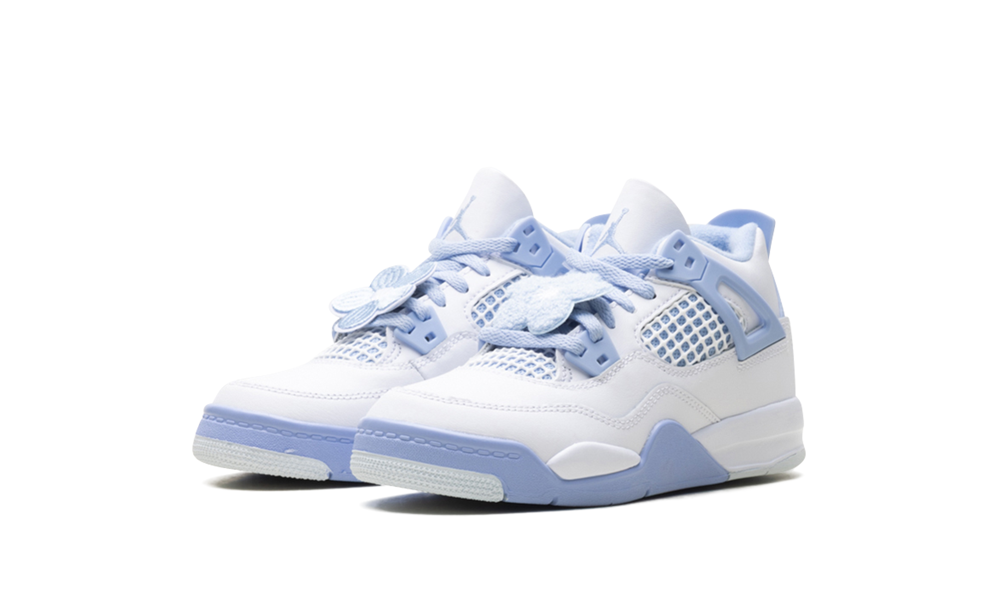 jordan 4 retro forget me not ps+IB8962-100+diagnol left view