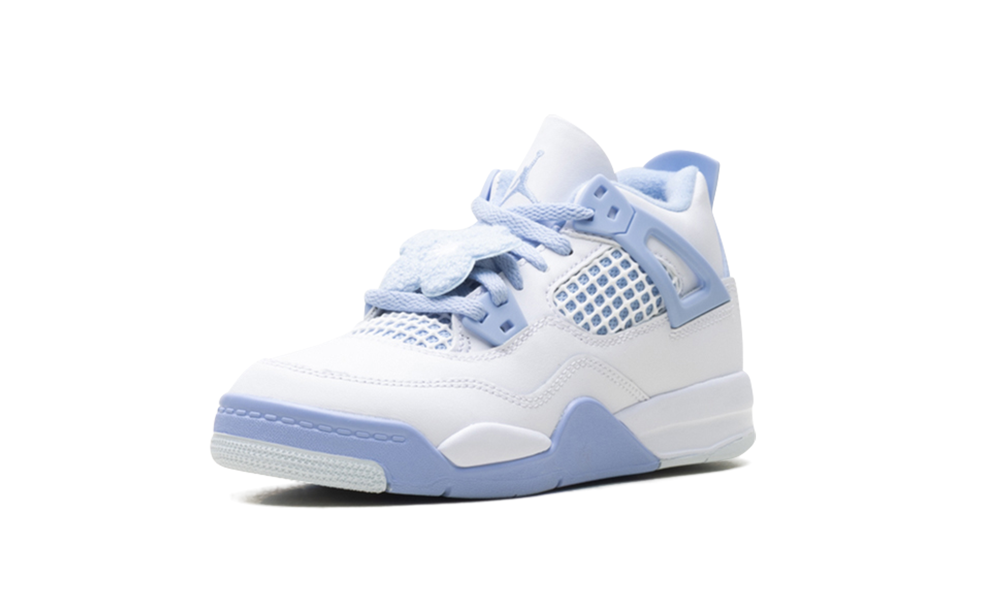 jordan 4 retro forget me not ps+IB8962-100+left diagnol single view
