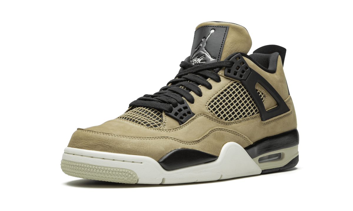 jordan 4 retro fossil women s+AQ9129-200+left diagnol single view