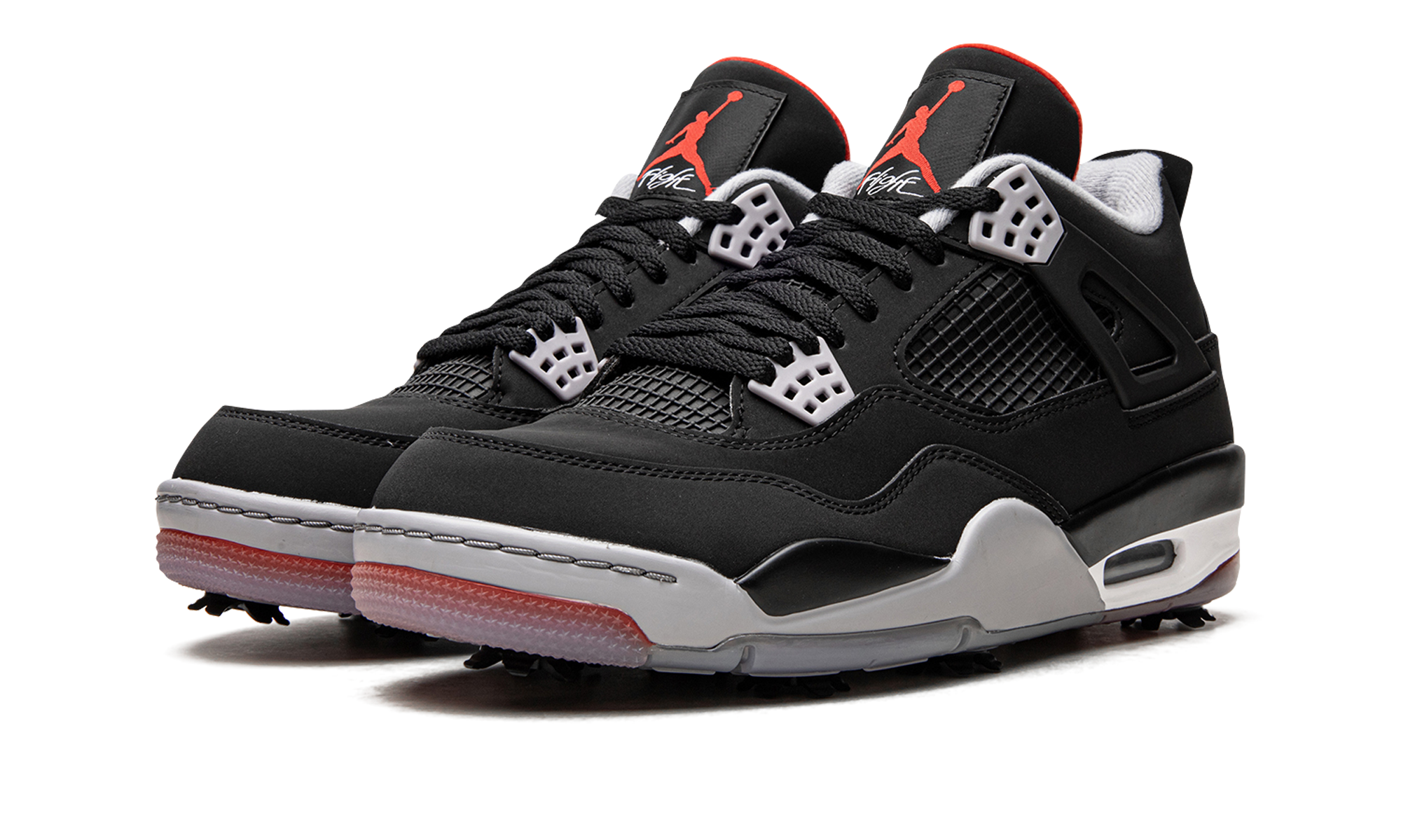 jordan 4 retro golf bred+CU9981-002+diagnol left view