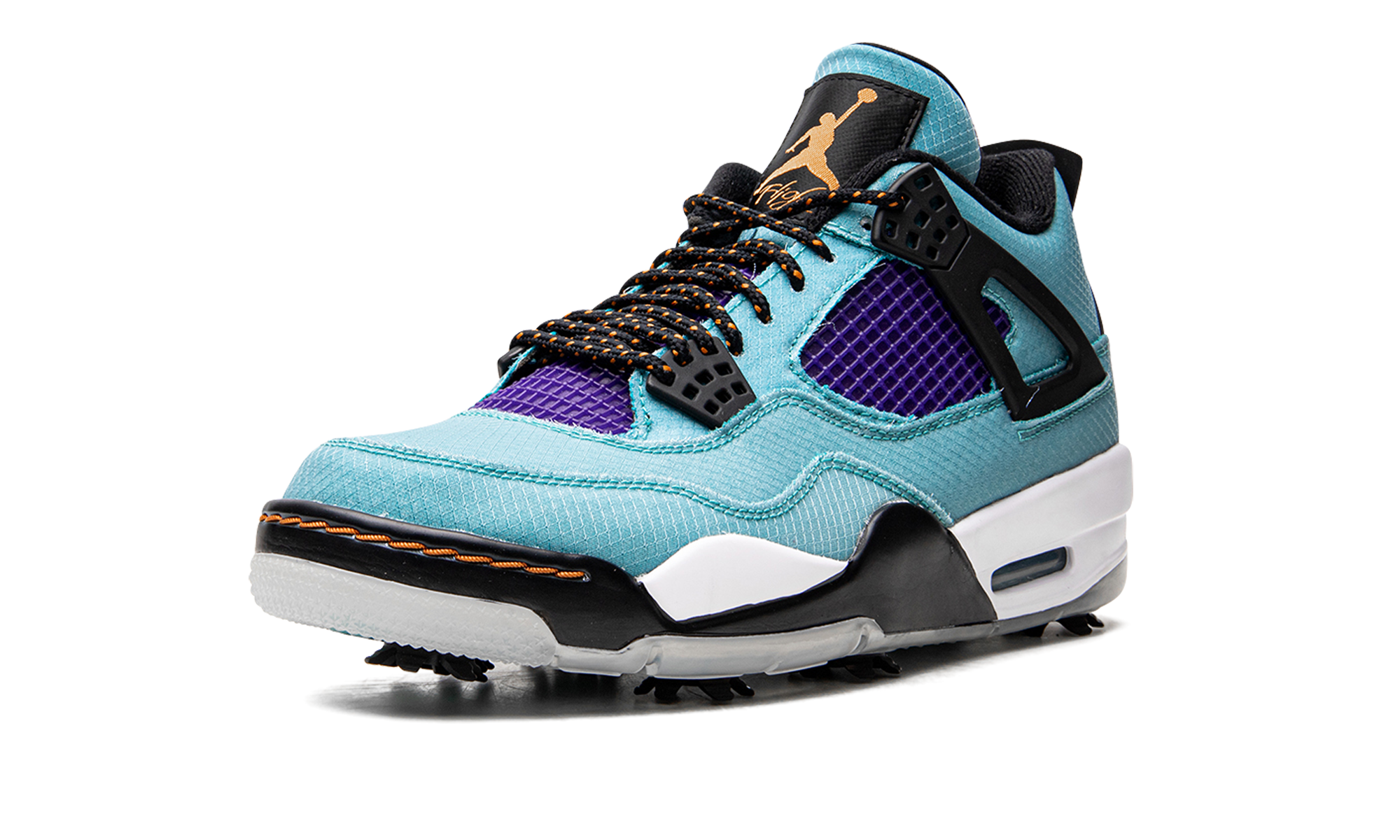 jordan 4 retro golf us open torrey pines pack acg+CZ2439-300+left diagnol single view