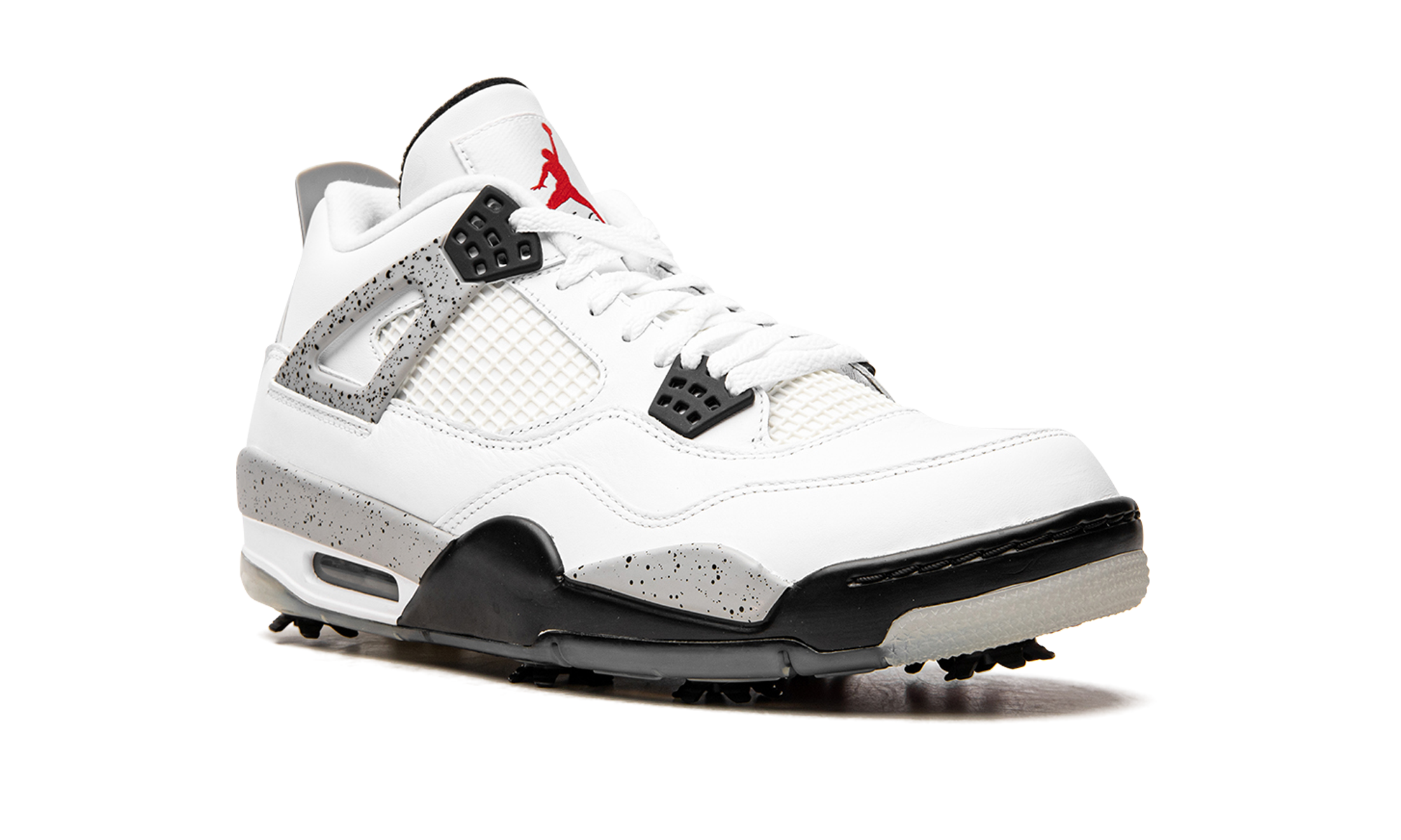 jordan 4 retro golf white cement+CU9981-100+diagnol right view