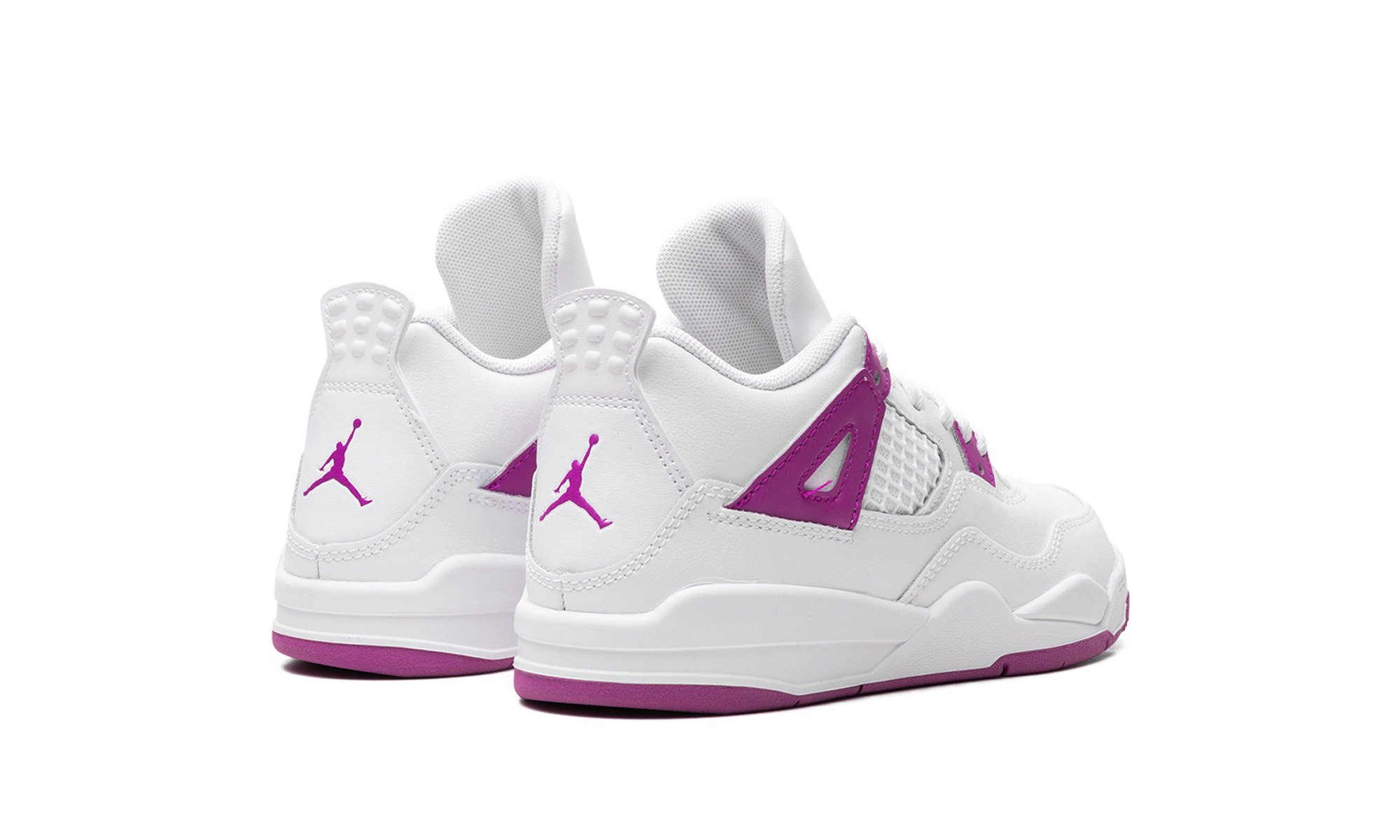 jordan 4 retro hyper violet ps+FQ1312-151+diagnol right behind view