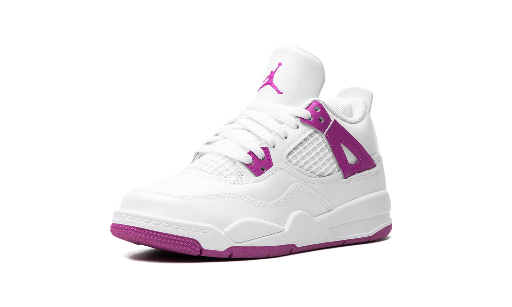 jordan 4 retro hyper violet ps+FQ1312-151+left diagnol single view