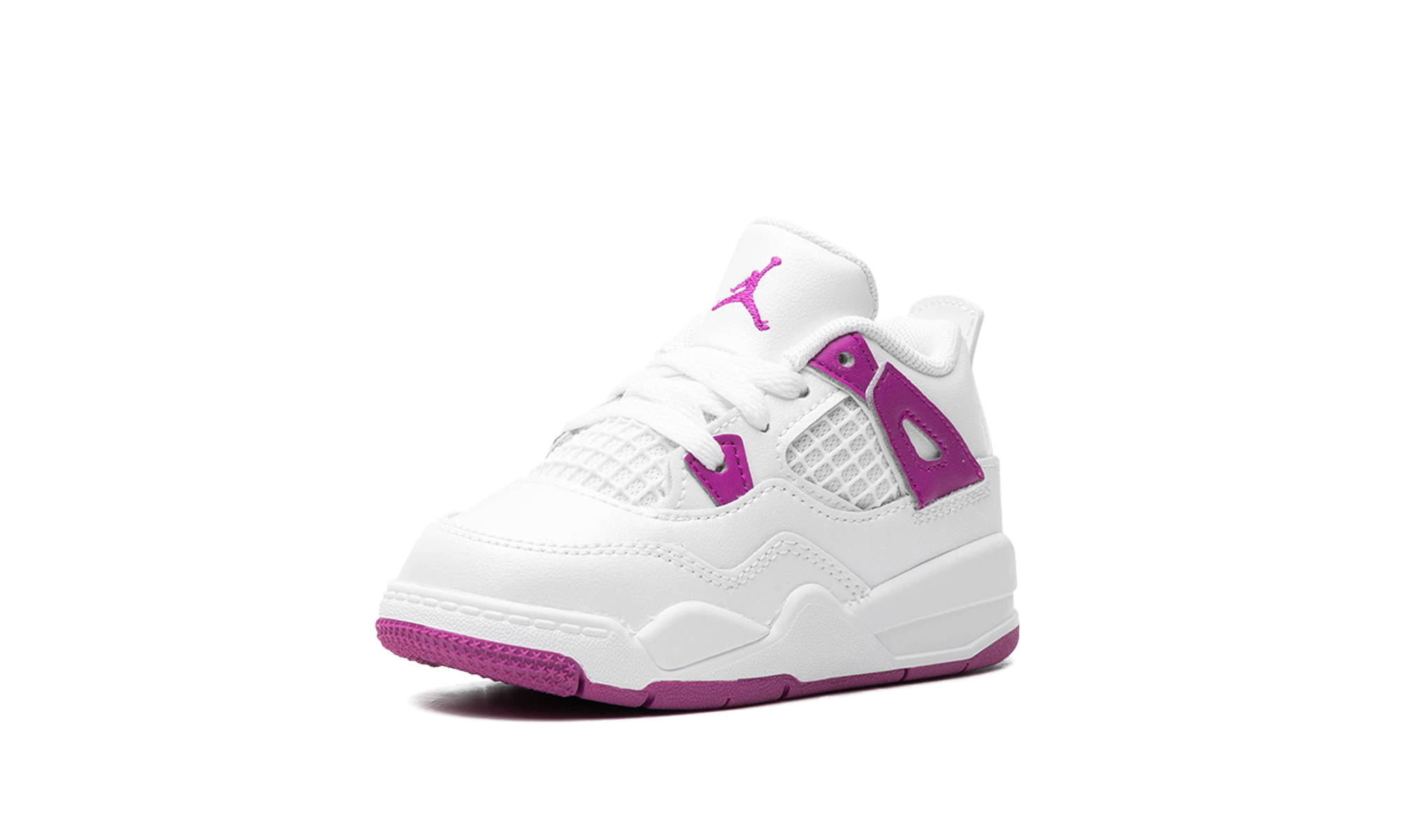 jordan 4 retro hyper violet td+FQ1313-151+left diagnol single view
