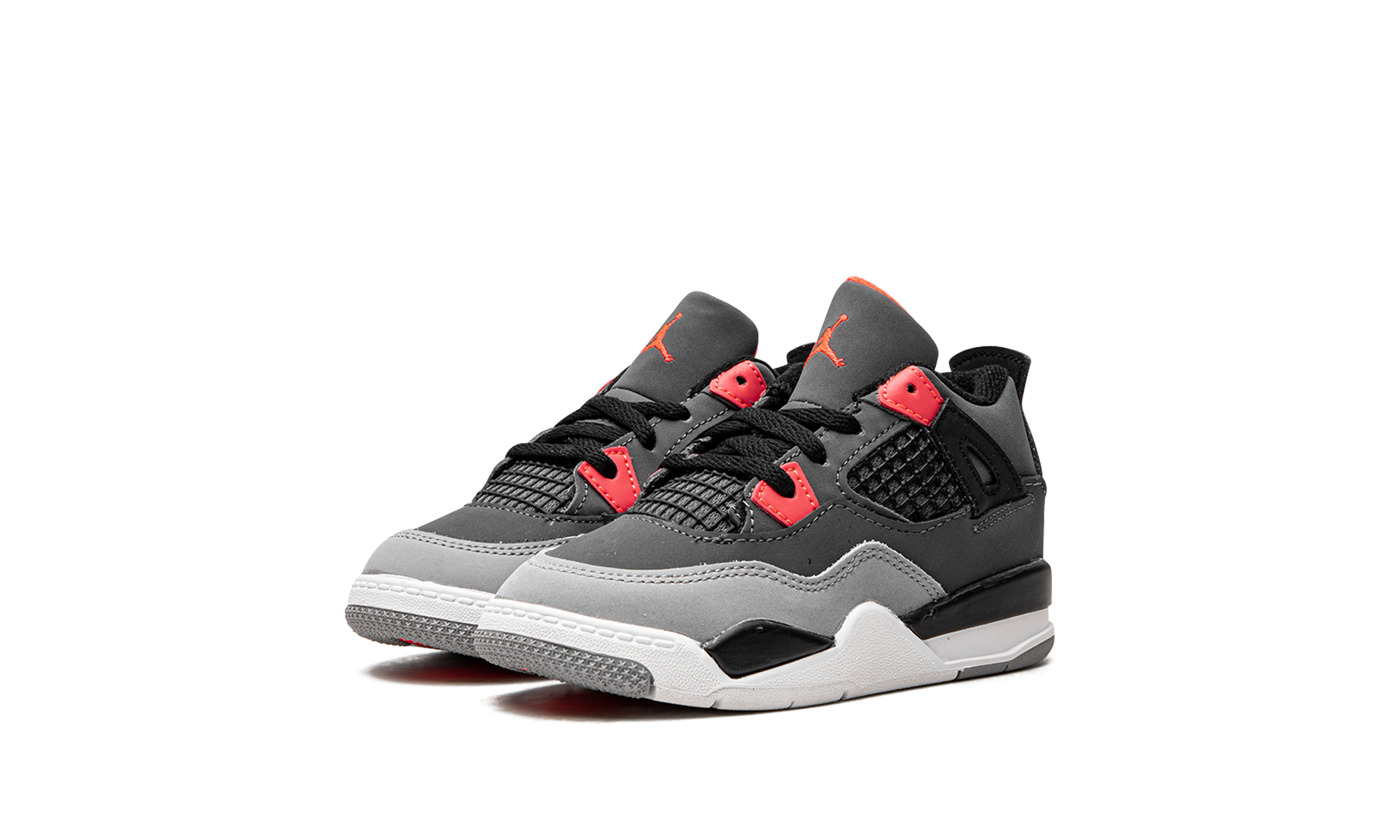 jordan 4 retro infrared td+BQ7670-061+diagnol left view