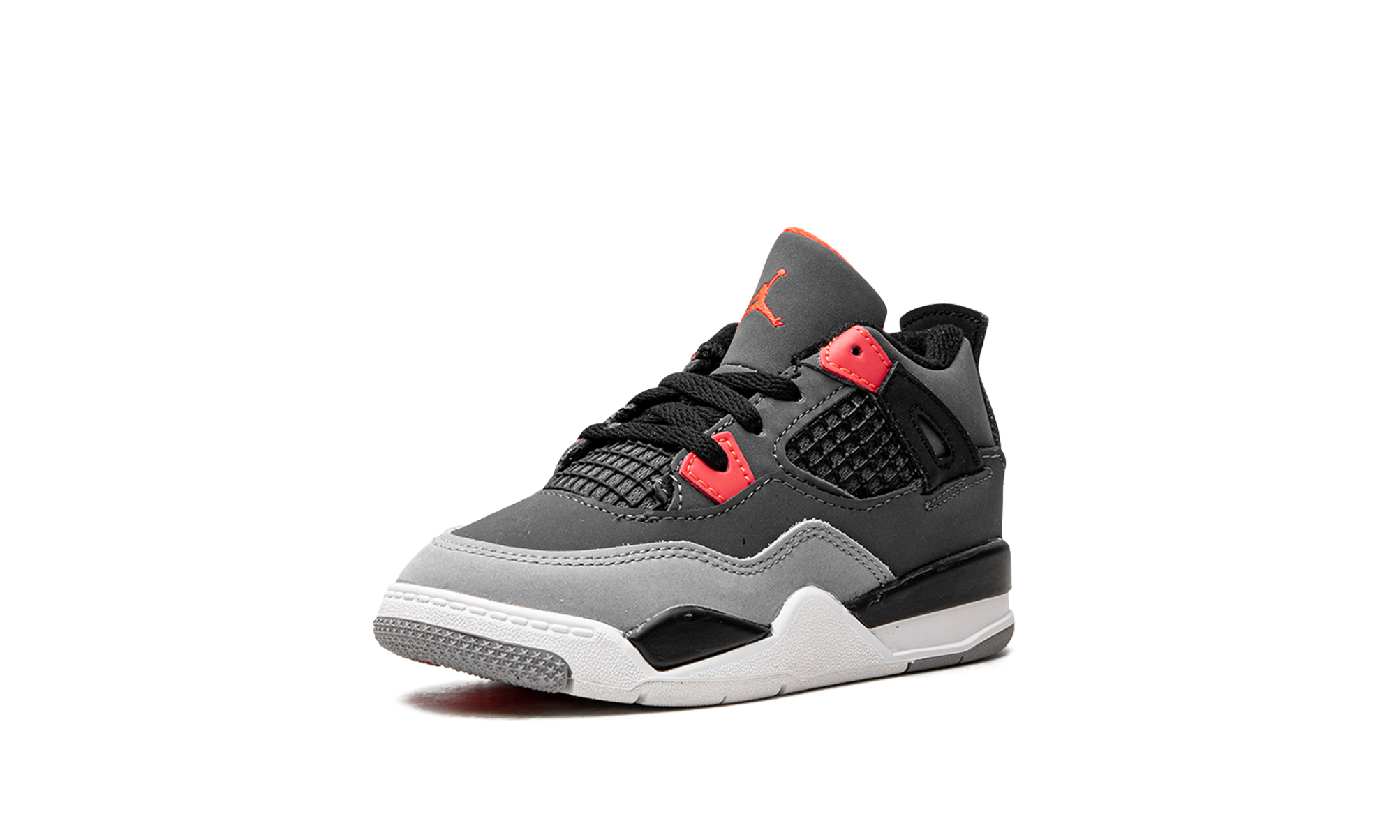 jordan 4 retro infrared td+BQ7670-061+left diagnol single view