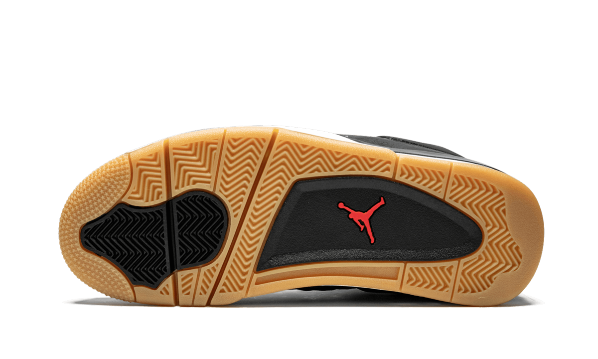 jordan 4 retro laser black gum+CI1184-001+bottom view