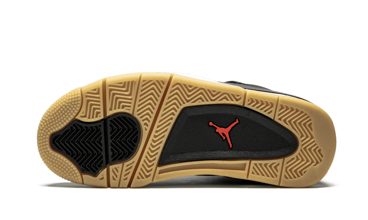 jordan 4 retro laser black gum gs+CI2970-001+bottom view