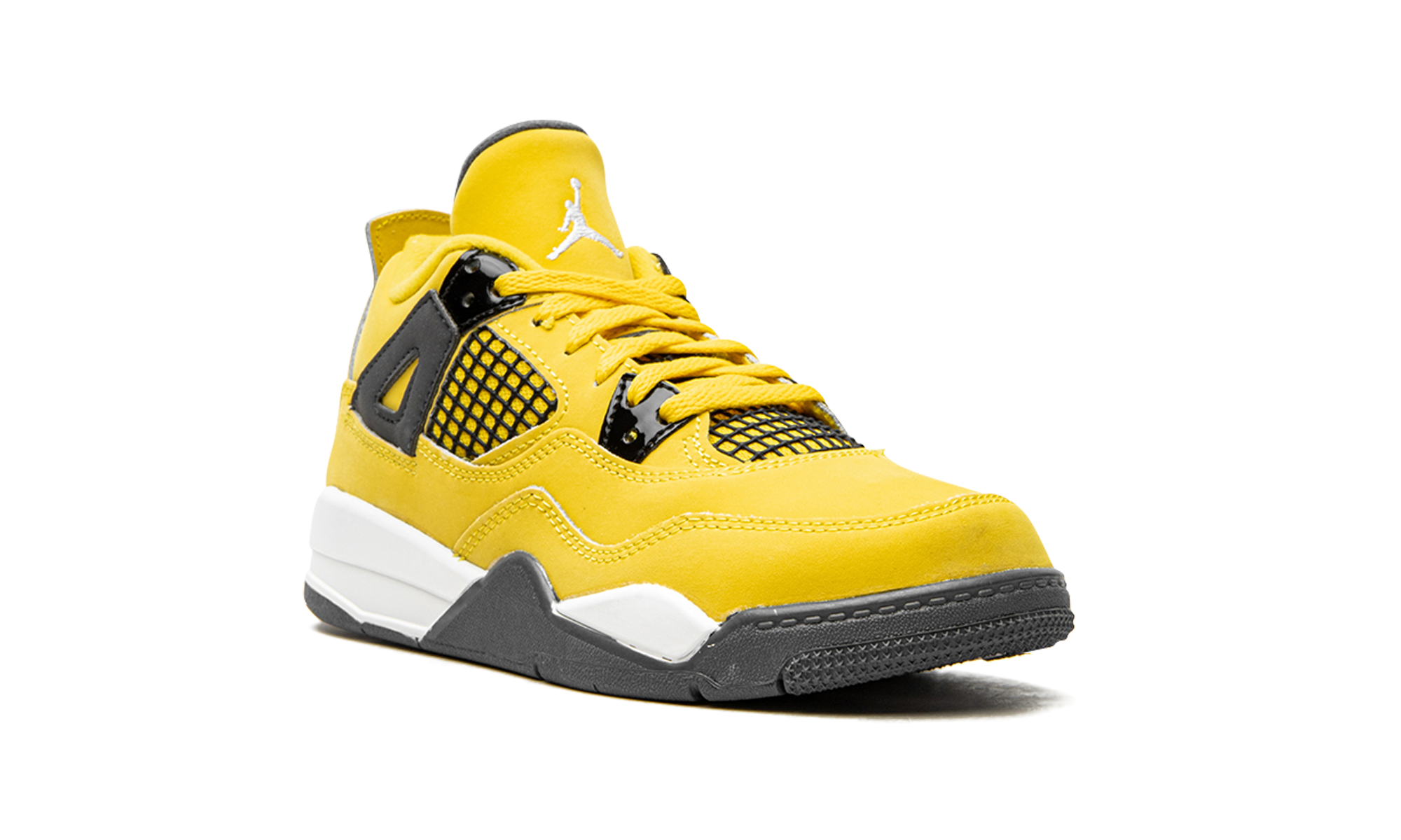 jordan 4 retro lightning 2021 ps+BQ7669-700+diagnol right view