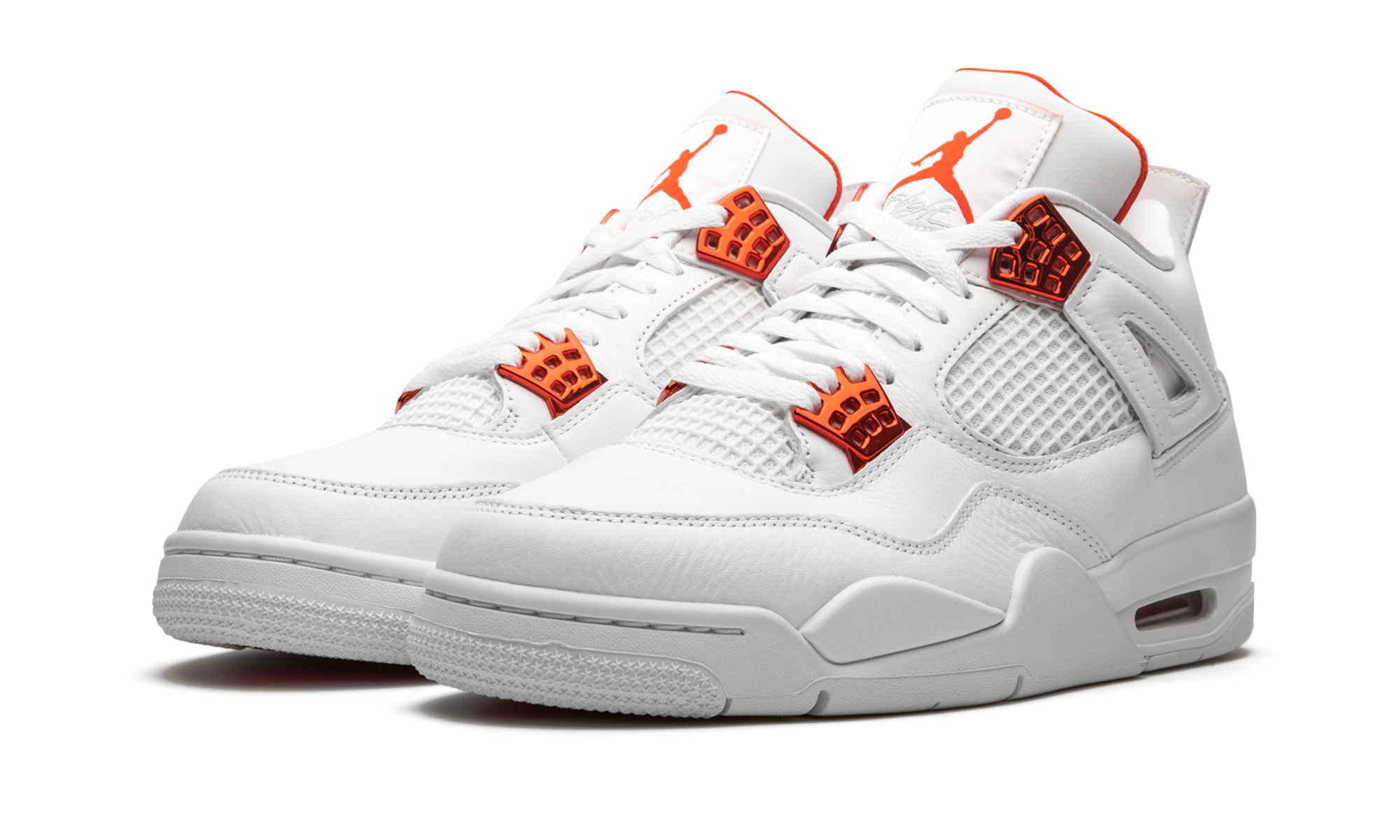 jordan 4 retro metallic orange+CT8527-118+diagnol left view