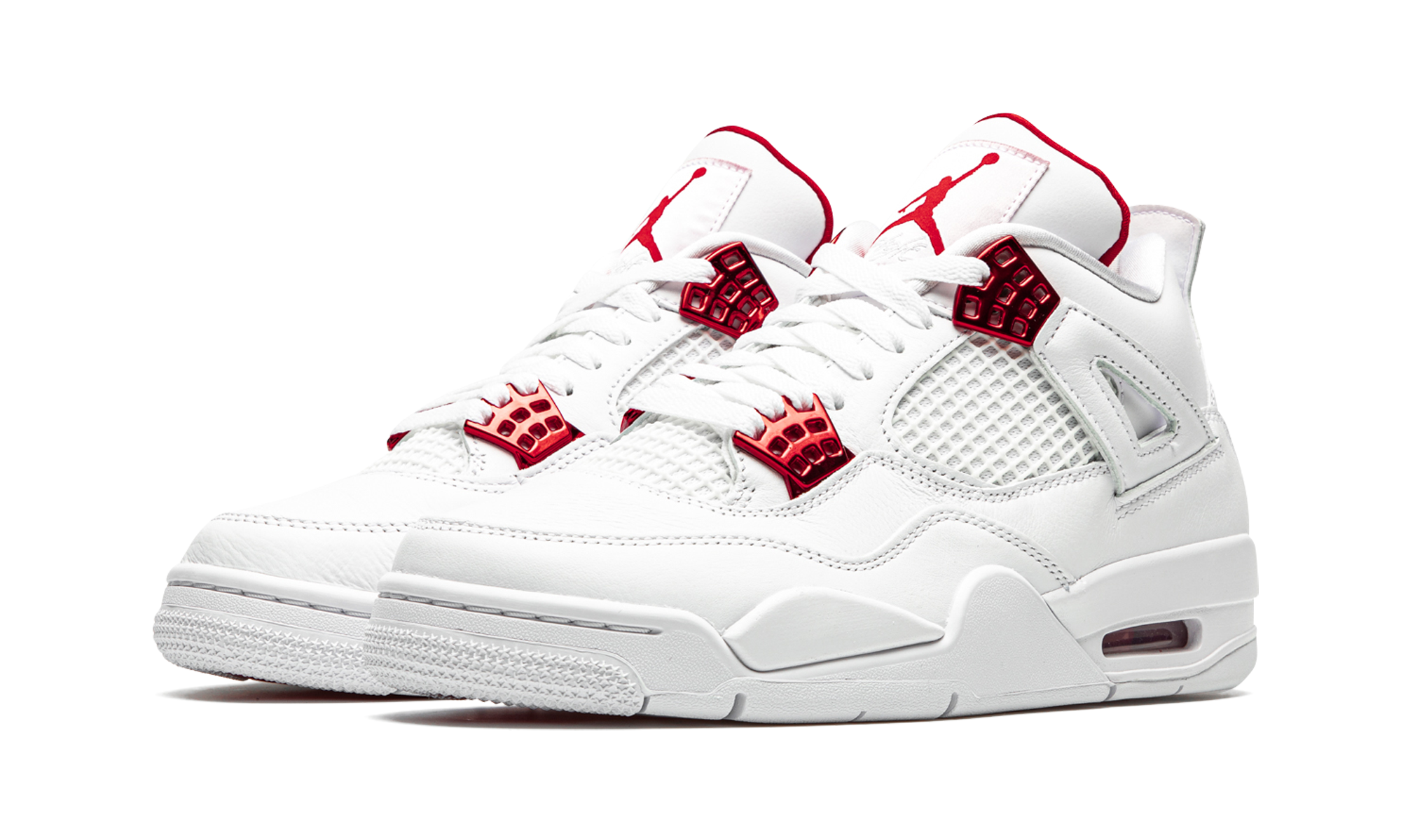 jordan 4 retro metallic red+CT8527-112+diagnol left view