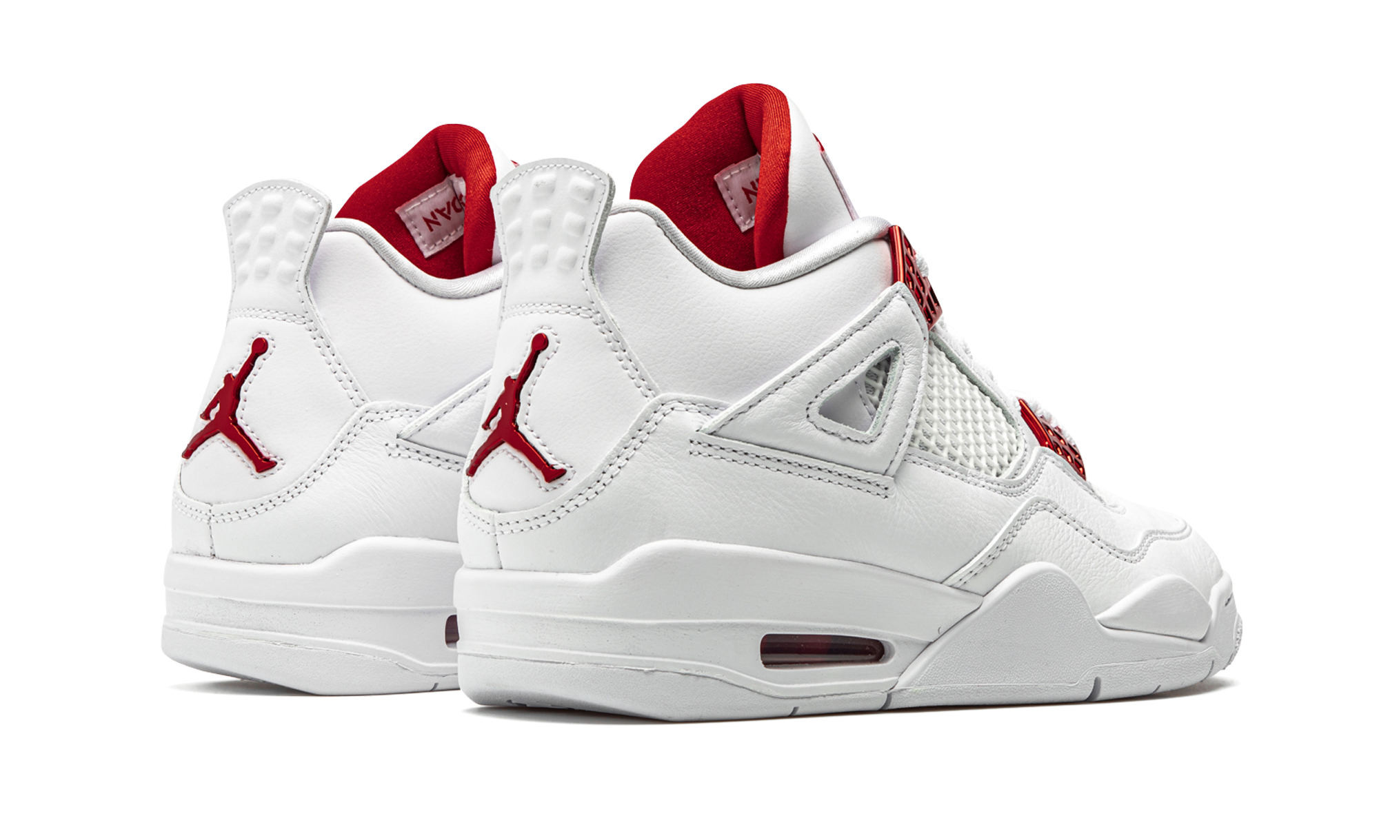 jordan 4 retro metallic red+CT8527-112+diagnol right behind view