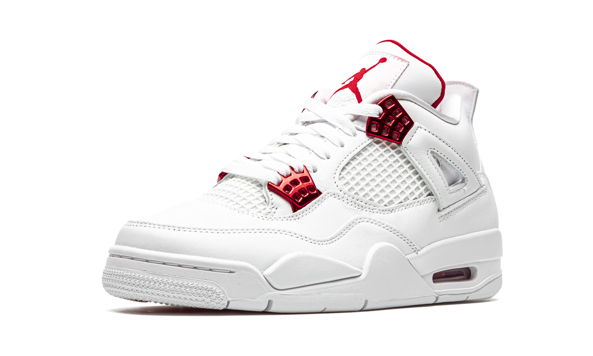 jordan 4 retro metallic red+CT8527-112+left diagnol single view