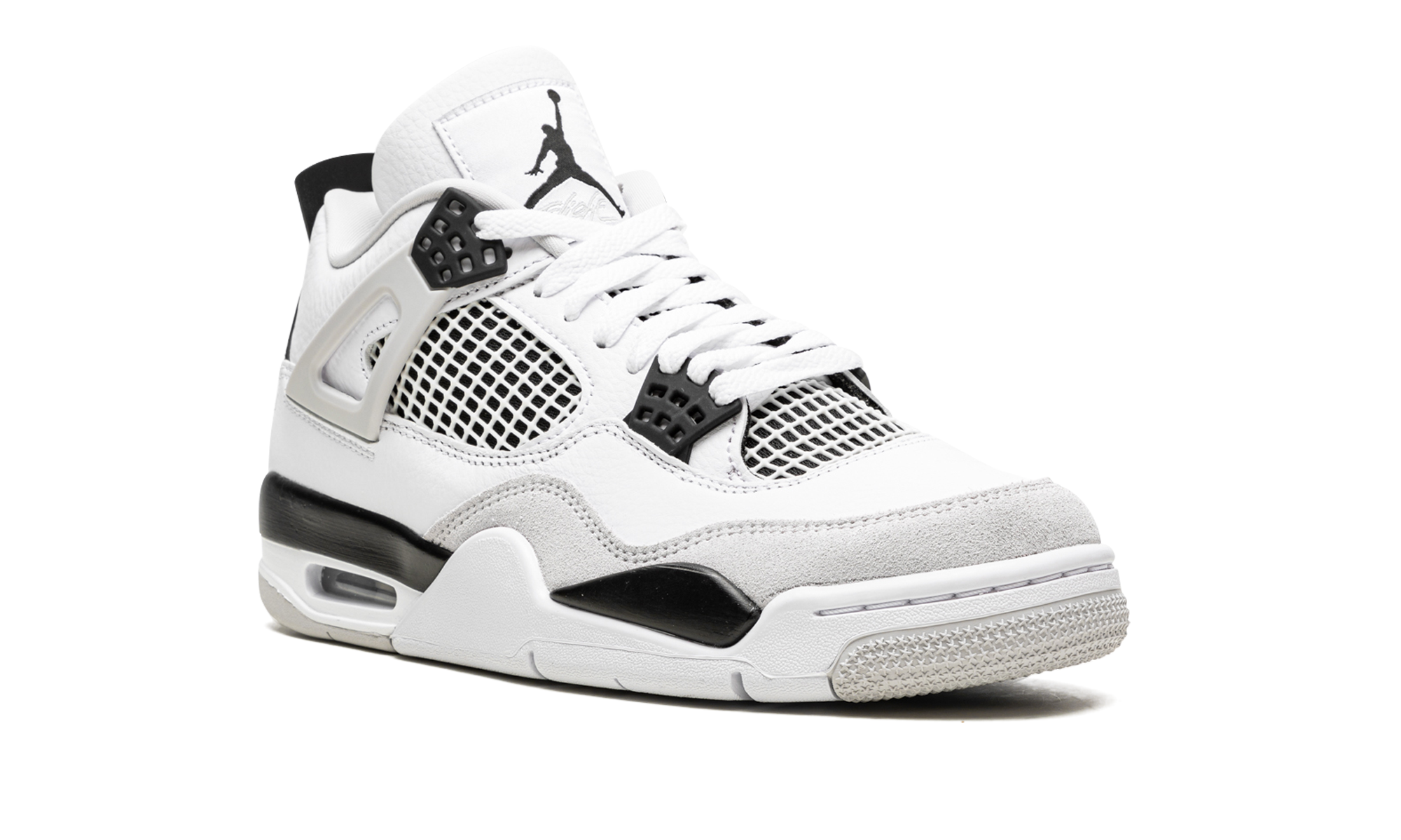 jordan 4 retro military black+DH6927-111+diagnol right view