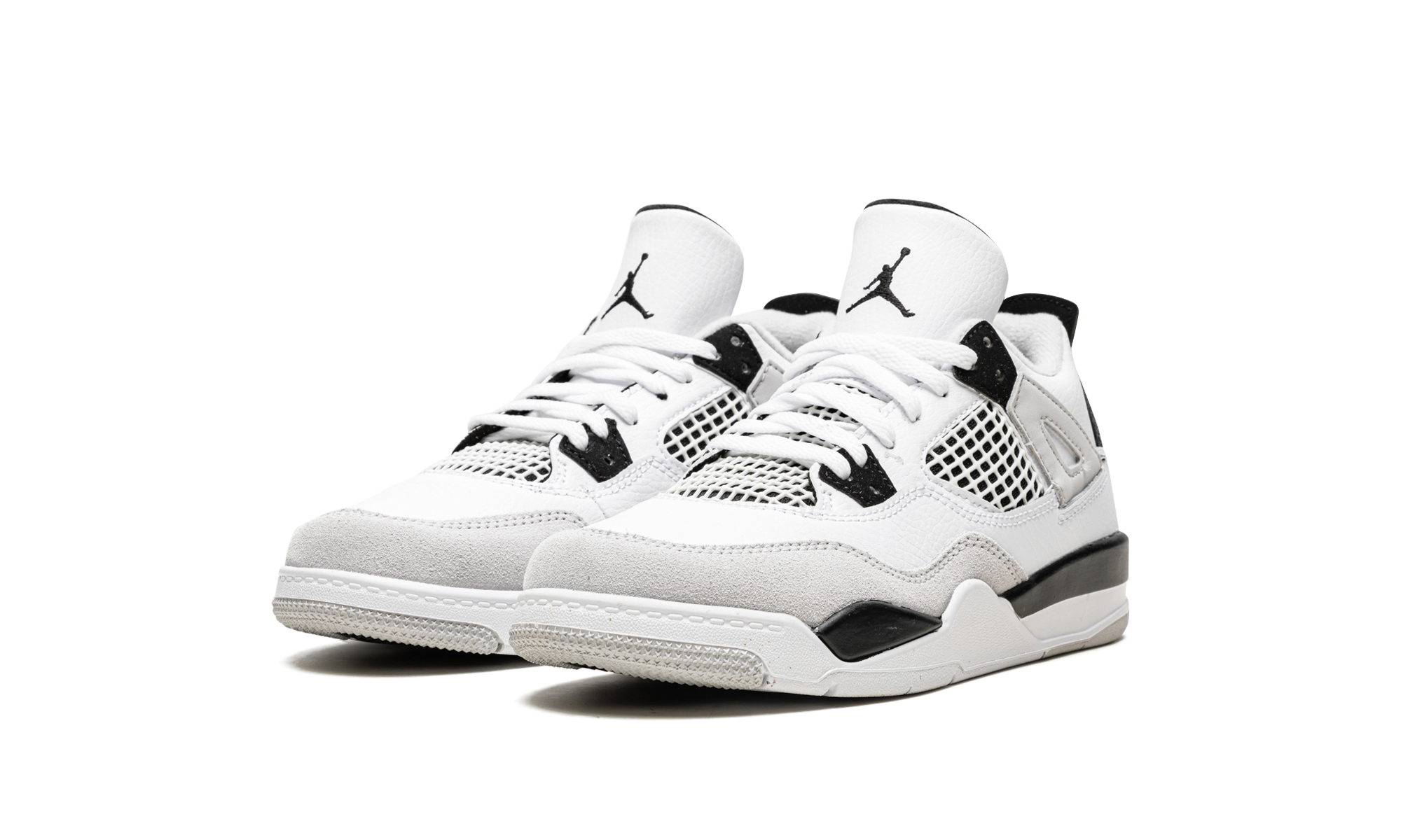 jordan 4 retro military black ps+BQ7669-111+diagnol left view
