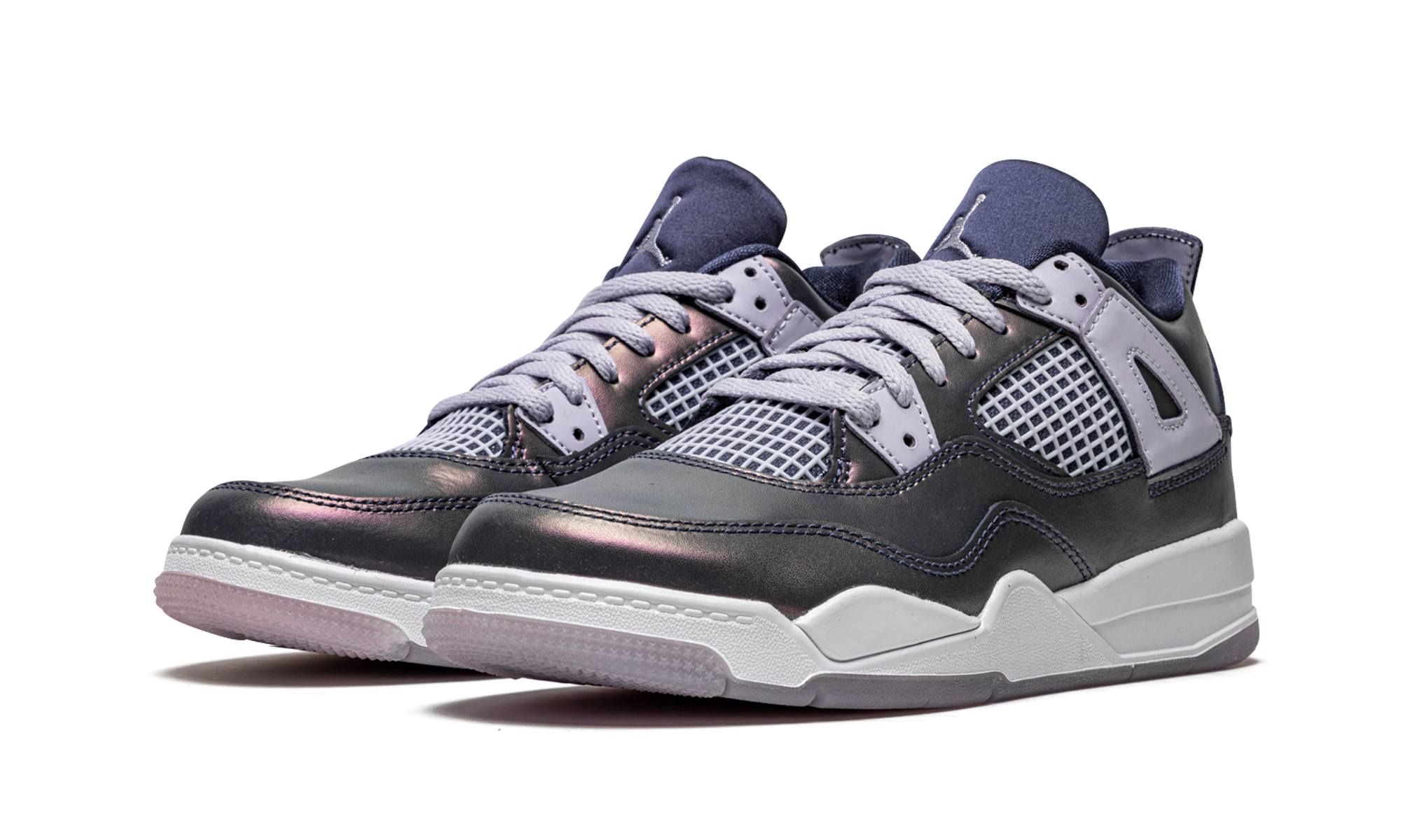 jordan 4 retro monsoon blue ps+BQ9042-400+diagnol left view