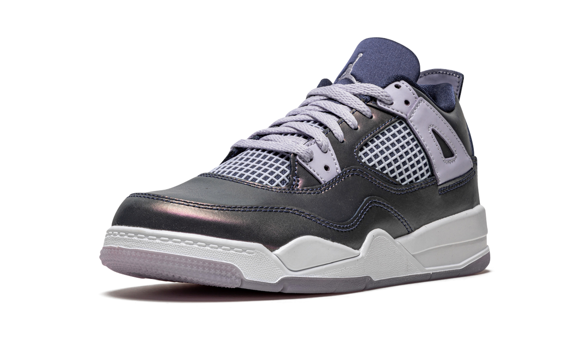 jordan 4 retro monsoon blue ps+BQ9042-400+left diagnol single view