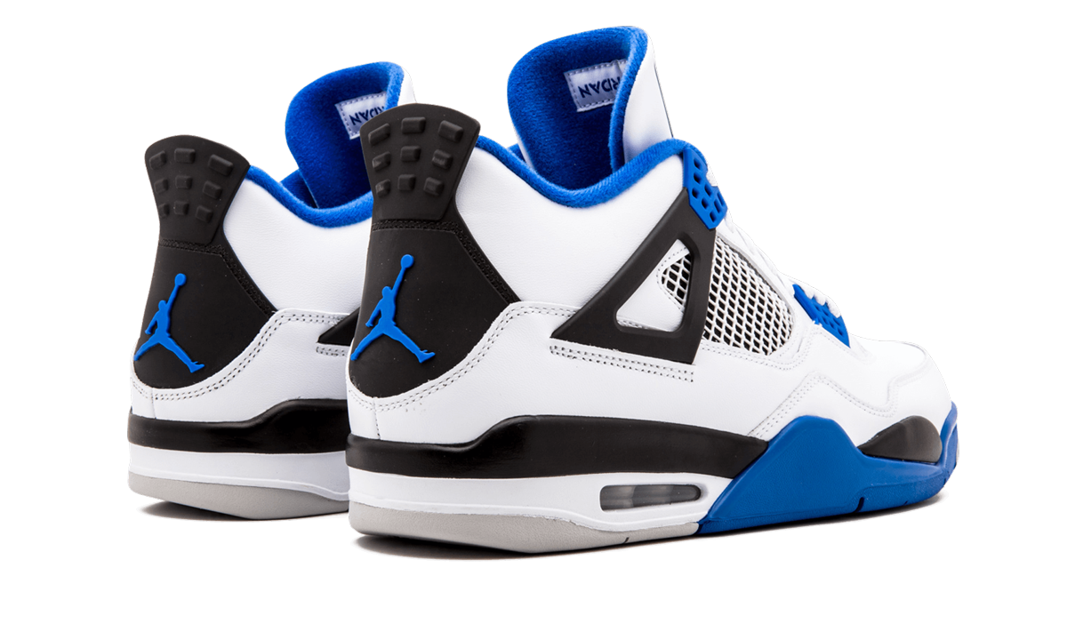 jordan 4 retro motorsports 2017+308497-117+diagnol right behind view