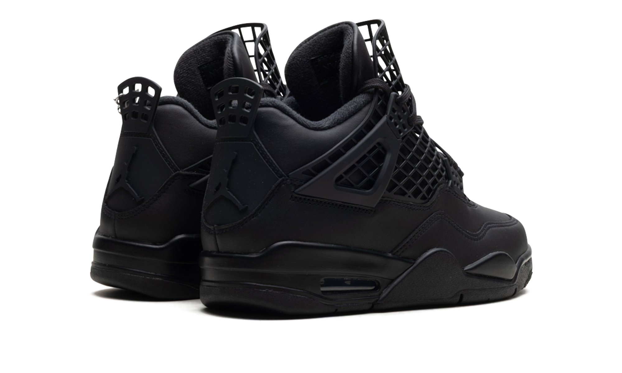 jordan 4 retro net black women s+FN7251-001+diagnol right behind view