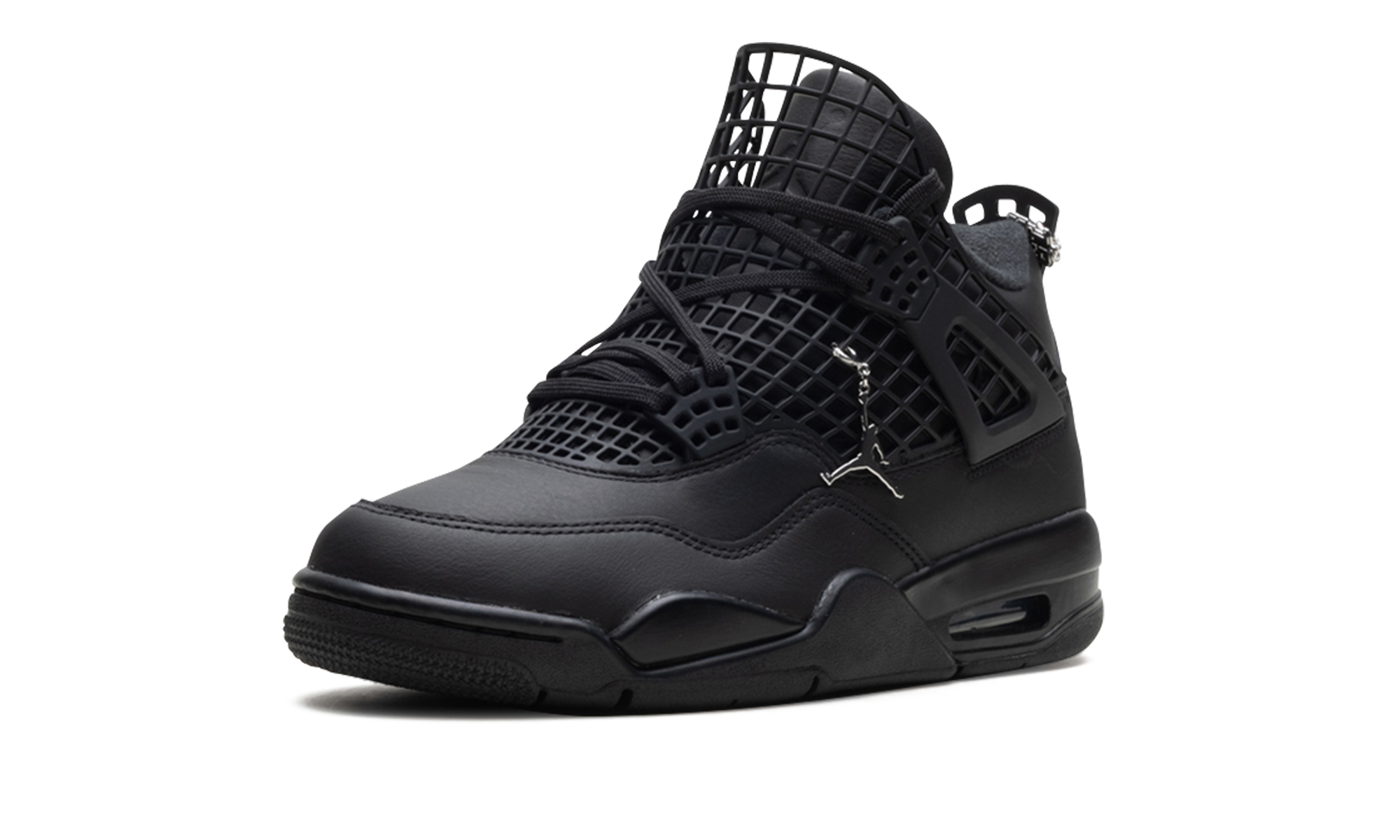 jordan 4 retro net black women s+FN7251-001+left diagnol single view