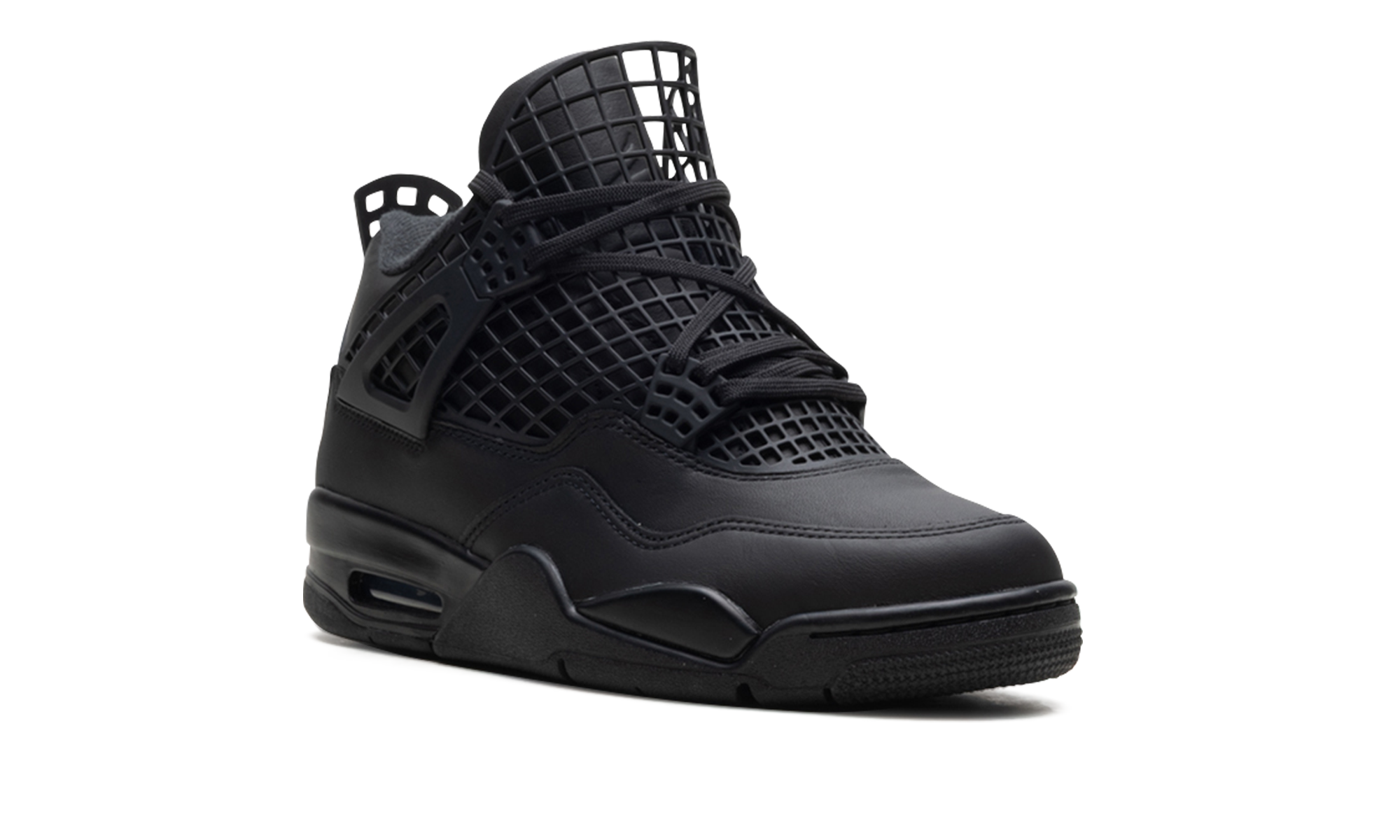 jordan 4 retro net black women s+FN7251-001+diagnol right view