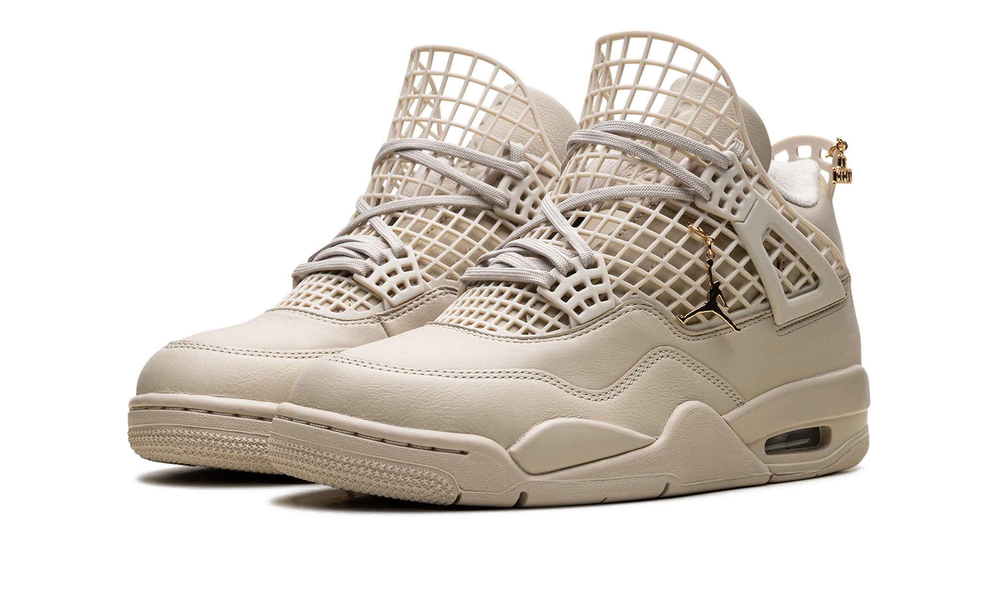 jordan 4 retro net rattan women s+FN7251-200+diagnol left view