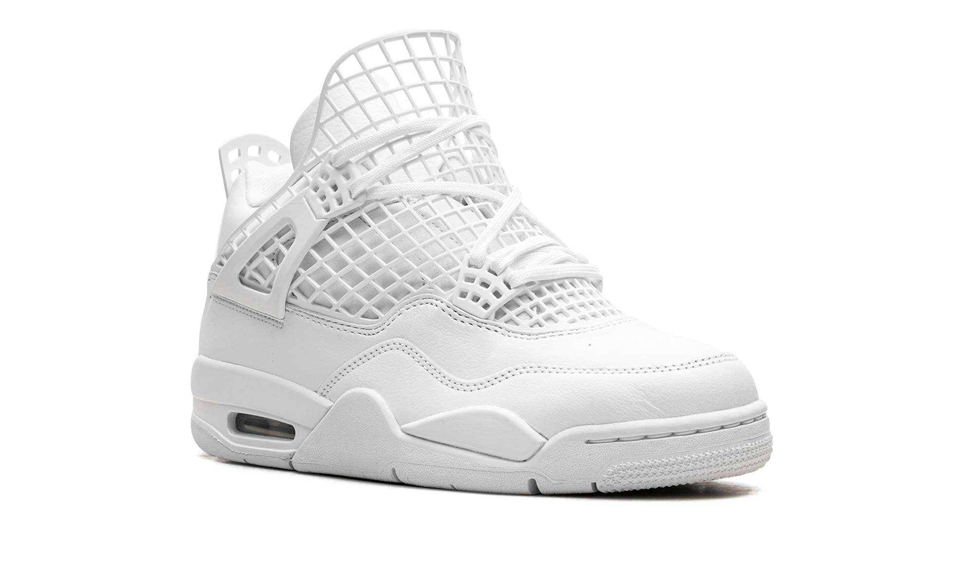 jordan 4 retro net white women s+FN7251-107+diagnol right view