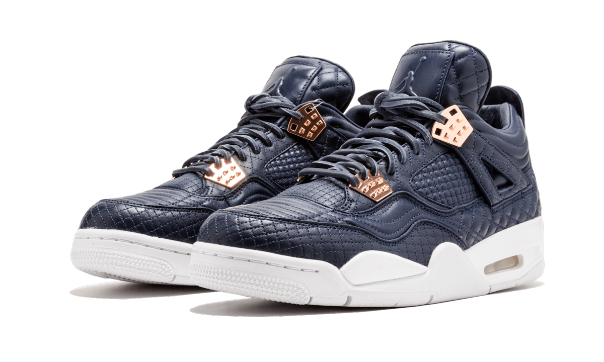 jordan 4 retro obsidian+819139-402+diagnol left view