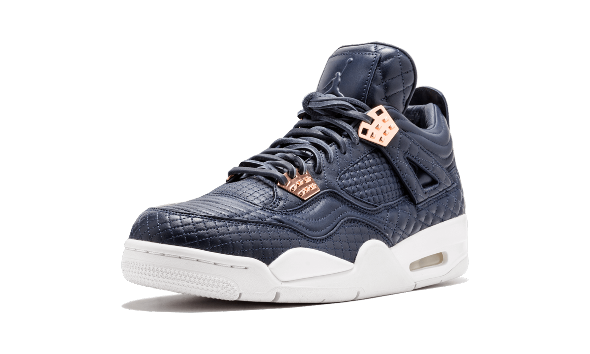 jordan 4 retro obsidian+819139-402+left diagnol single view