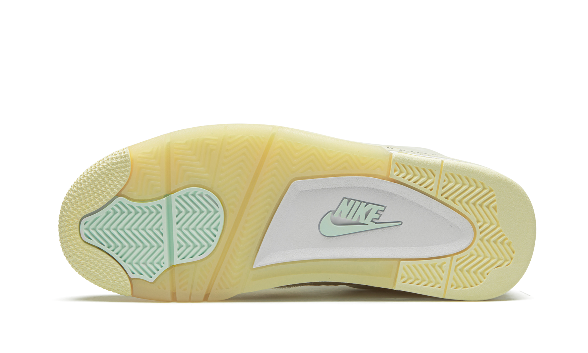 jordan 4 retro off white sail women s+CV9388-100+bottom view