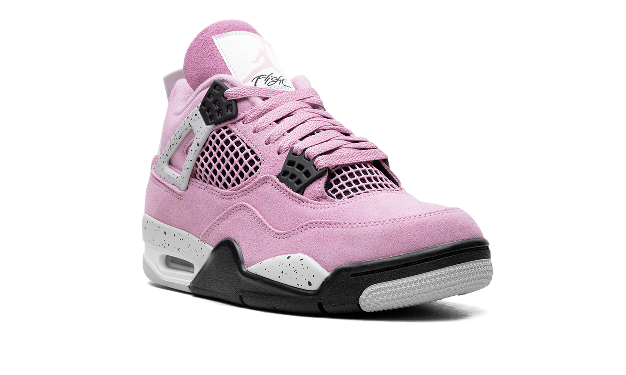 jordan 4 retro orchid women s+AQ9129-501+diagnol right view