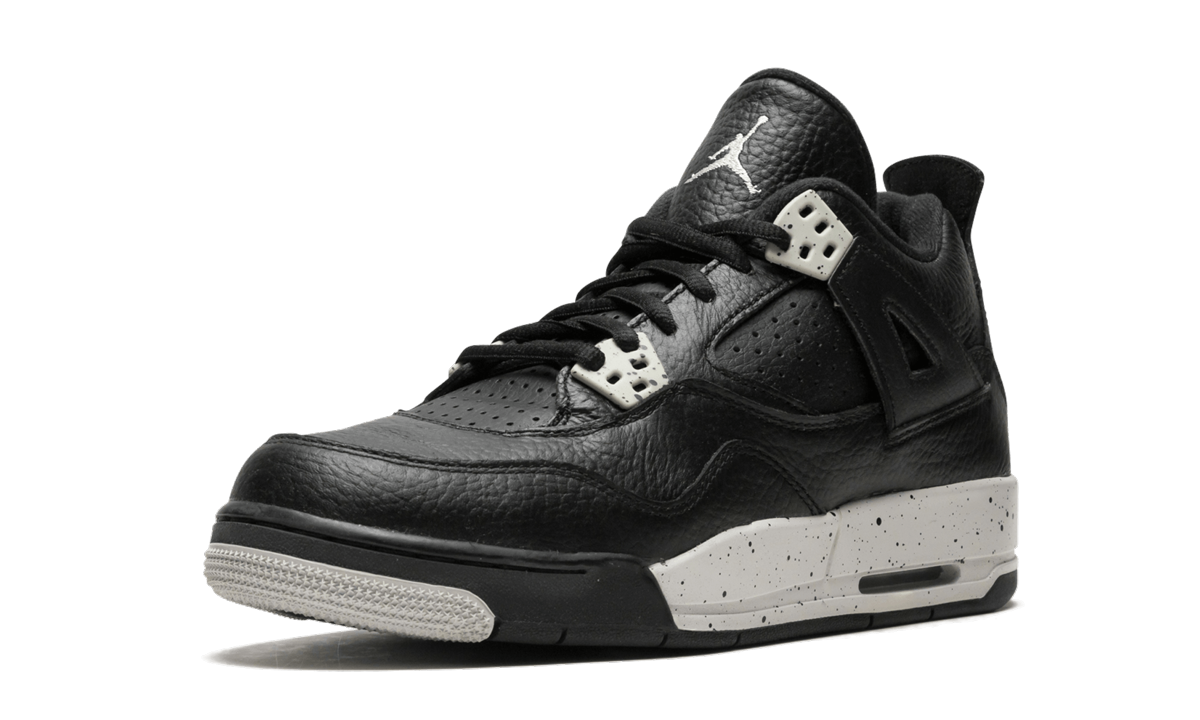 jordan 4 retro oreo 2015 gs+408452-003+left diagnol single view