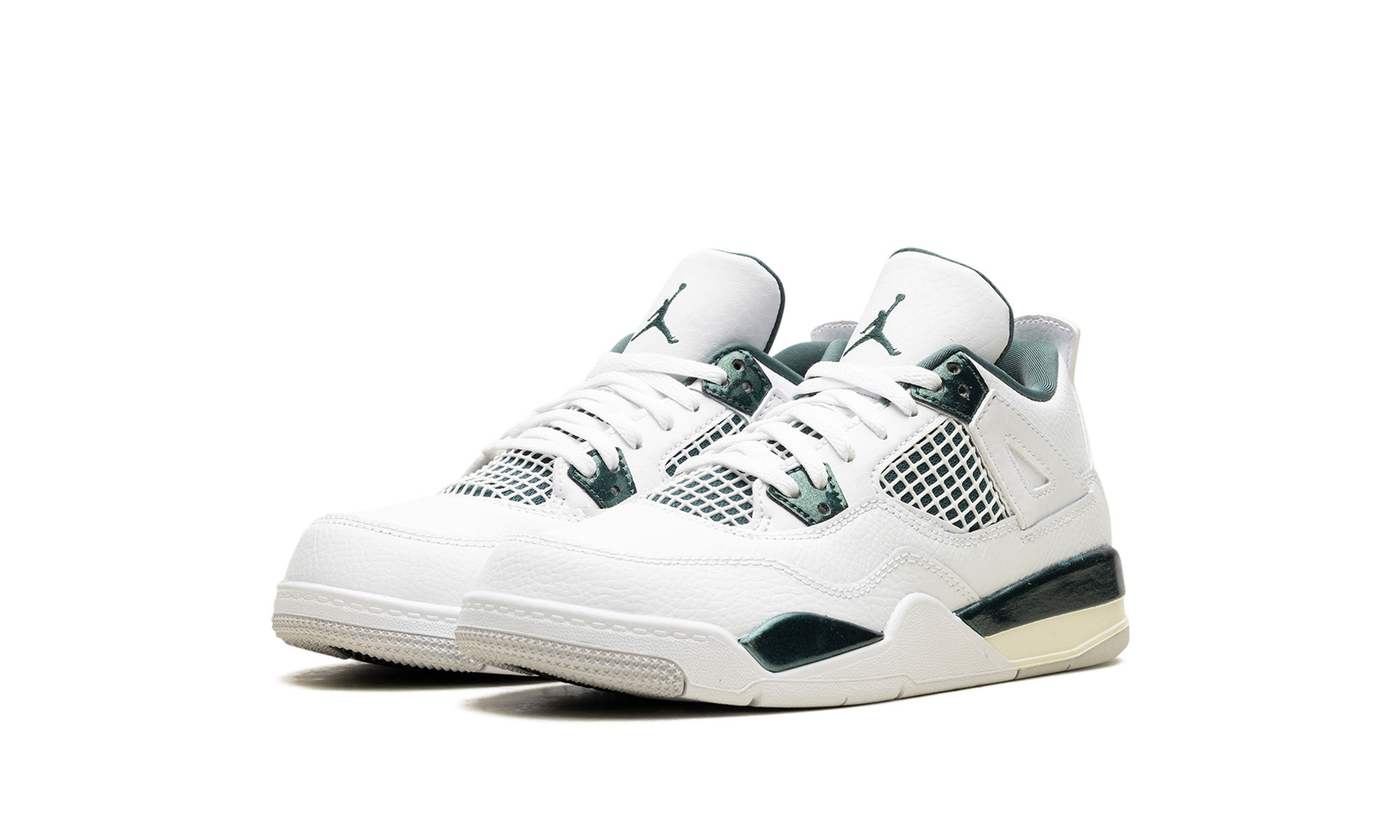jordan 4 retro oxidized green ps+BQ7669-103+diagnol left view
