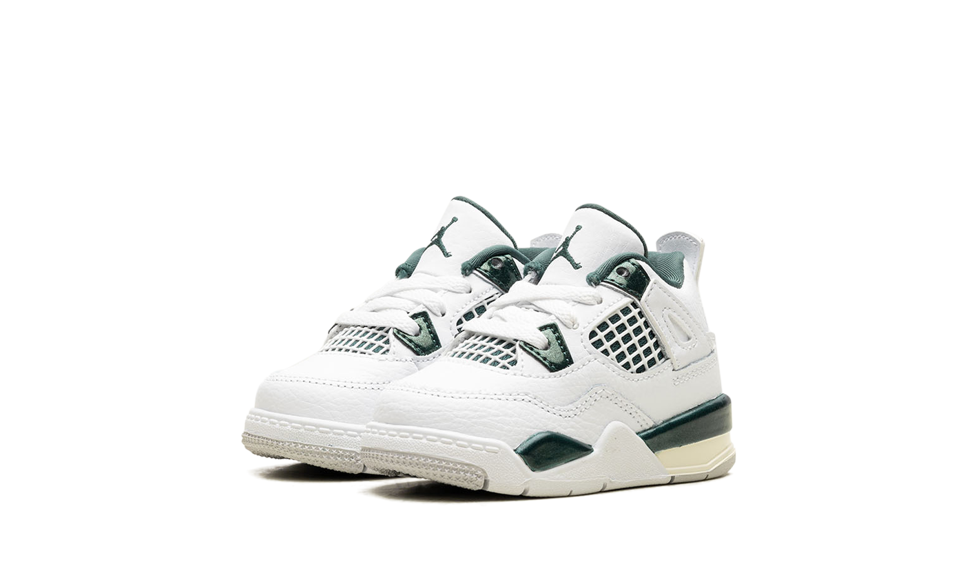 jordan 4 retro oxidized green td+BQ7670-103+diagnol left view